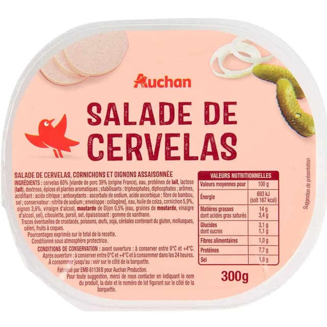 3596710529308 - Auchan - Salade de Cervelas