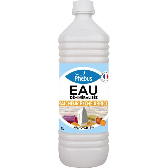 3077313519908 - Phébus - Eau déminéralisée pêche-abricot