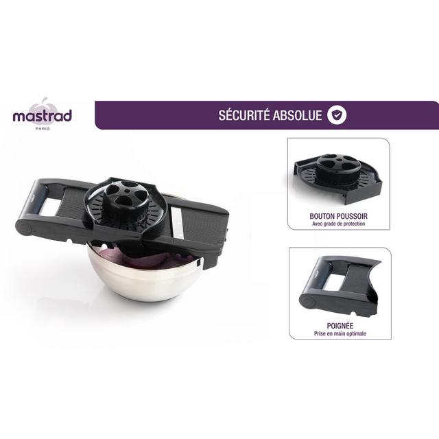 3485990210009 - Mastrad - Mandoline multi-lames Noir