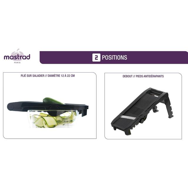 3485990210009 - Mastrad - Mandoline multi-lames Noir