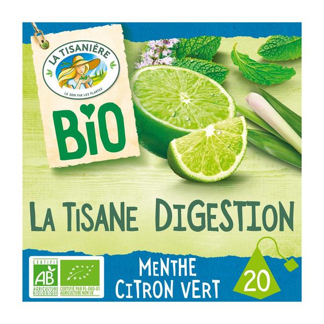 3042061811109 - La Tisanière - Infusion Digestion Bio Menthe Citron Vert
