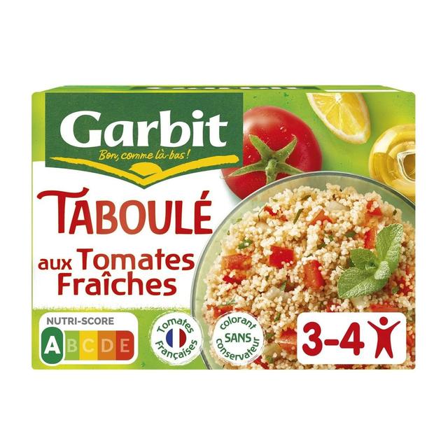 3038353421309 - Garbit - Taboulé aux tomates fraîches, citron, menthe et huile d'olive vierge