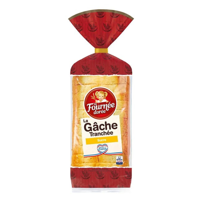 3587220221509 - Fournée Dorée - La gâche brioche tranchée au sucre