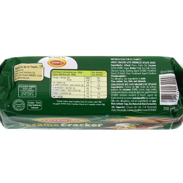 0077544132009 - Osem - Sesame Cracker