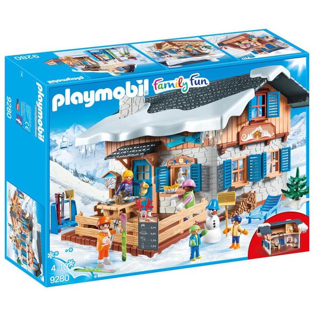4008789092809 - PLAYMOBIL® Family Fun - Chalet avec skieurs
