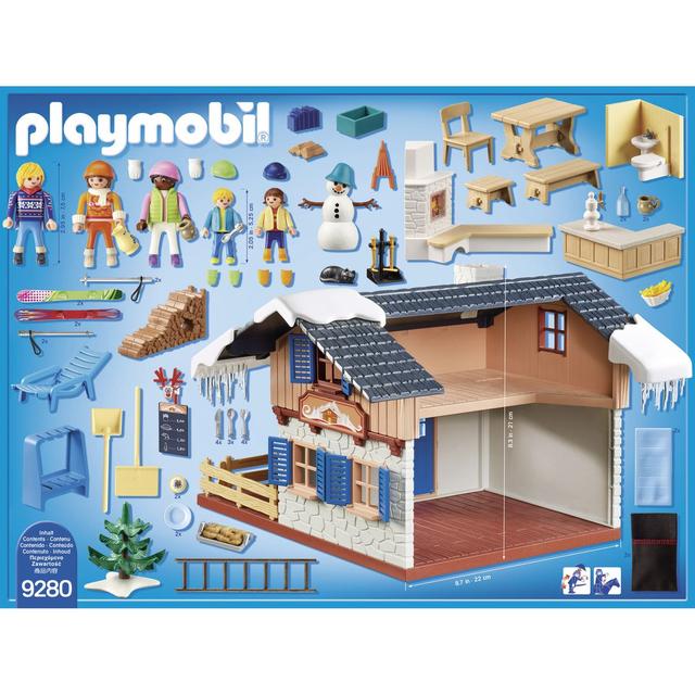 4008789092809 - PLAYMOBIL® Family Fun - Chalet avec skieurs