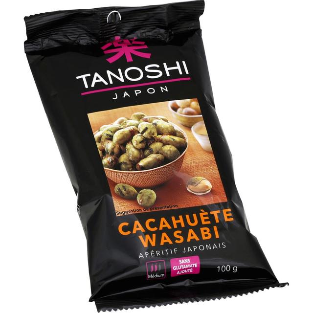 3229820793009 - Tanoshi - Japon - Cacahuètes au Wasabi - Apéritif Japonais