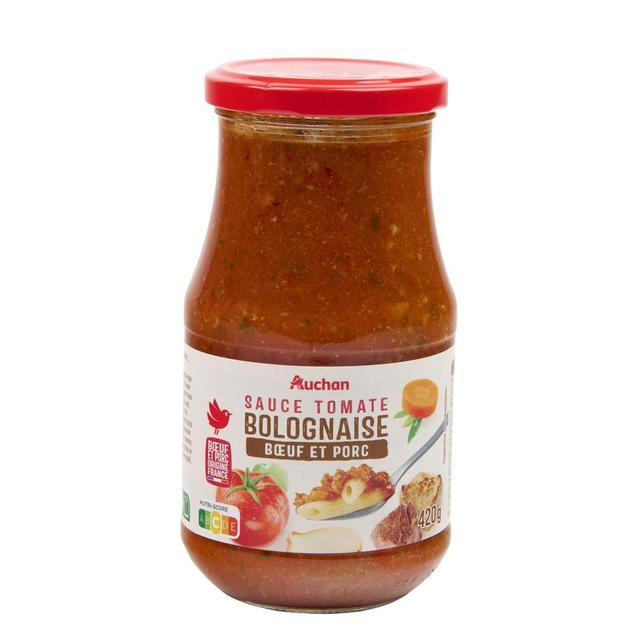 3596710543809 - Auchan - Sauce bolognaise Boeuf et Porc