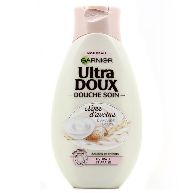 3600541934009 - Garnier - Ultra Doux - Gel douche soin à la crème d'avoine et à l'amande douce