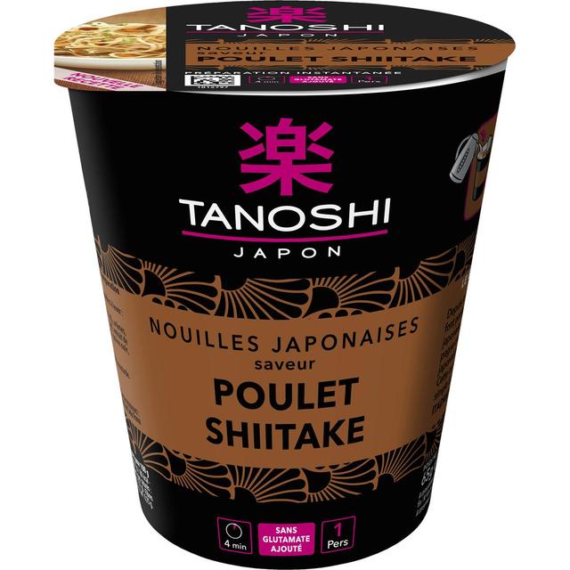 3229820794709 - Tanoshi - Japon - Nouilles Japonaise Poulet Shitake en cup