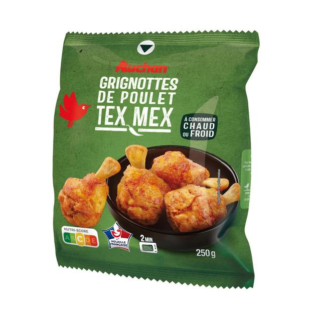3254560344709 - Auchan - Grignottes de Poulet Tex Mex