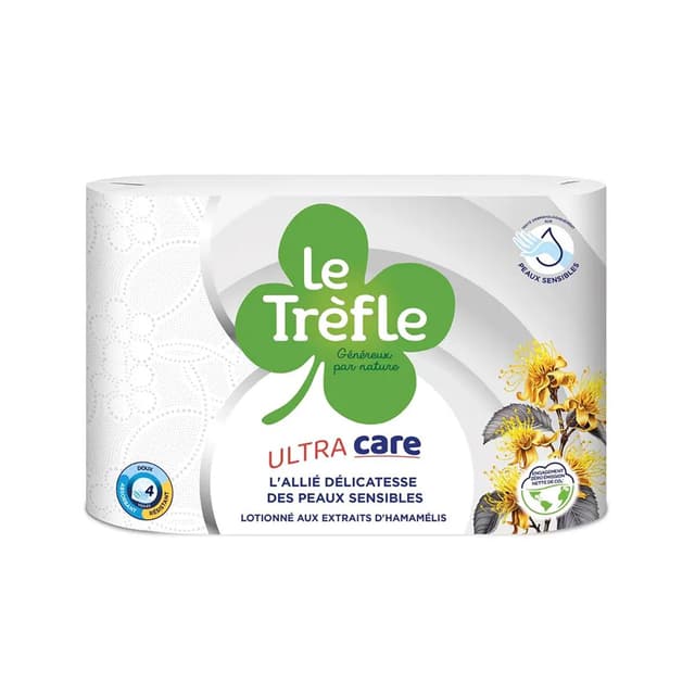 8004260016209 - Le Trèfle - Papier Toilette Ultra Care