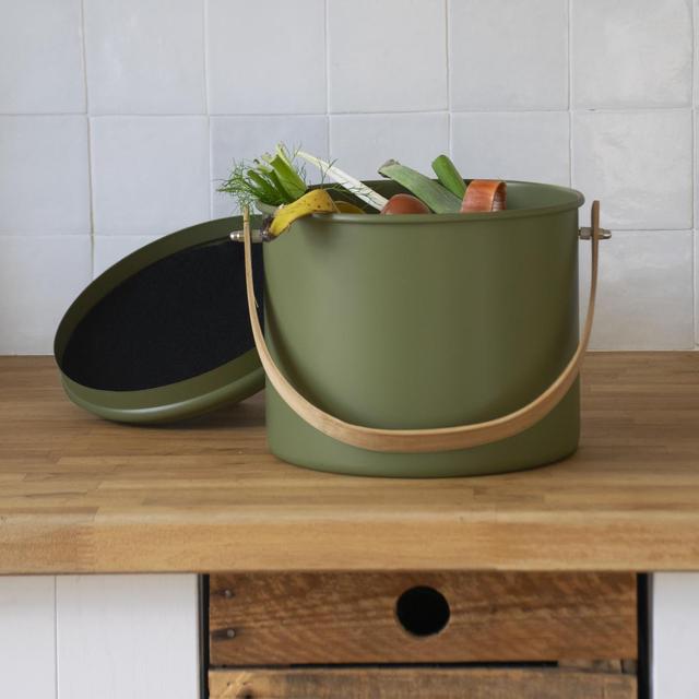 3760132816609 - Pebbly - Seau à compost d'intérieur en acier