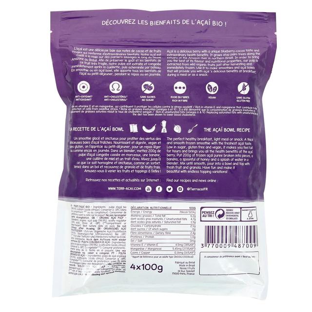 3770009487757 - Terraçai - Pulpe d'açai bio