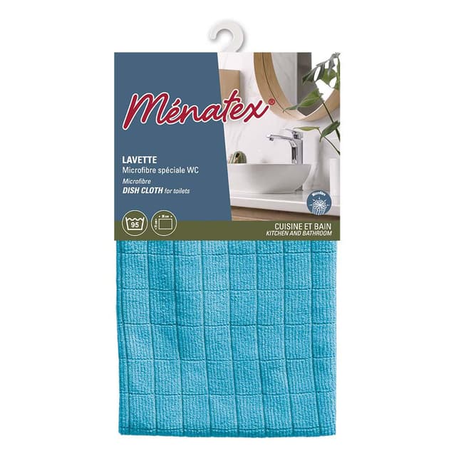 3061053907309 - Ménatex - Lavette microfibre spéciale toilettes