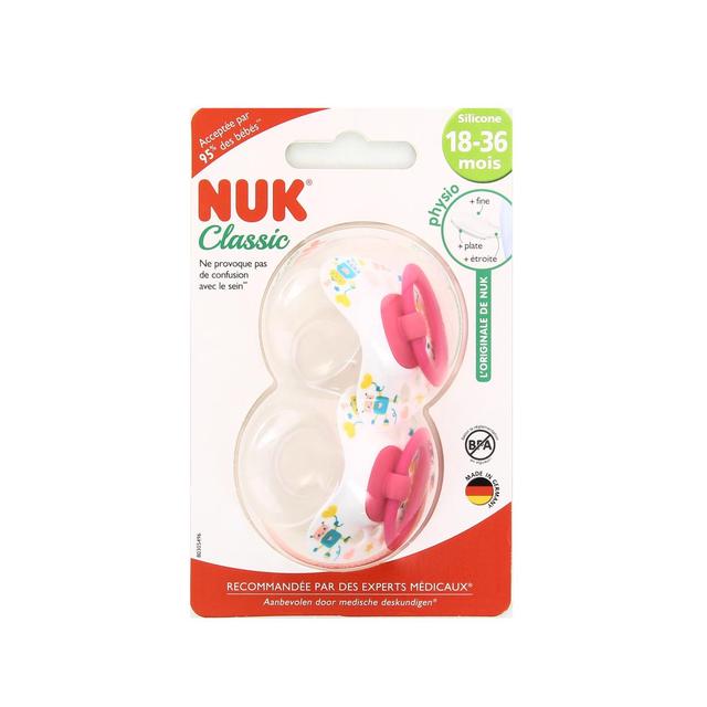 3159921228509 - Nuk - 2 Sucettes en silicone 18-36 mois