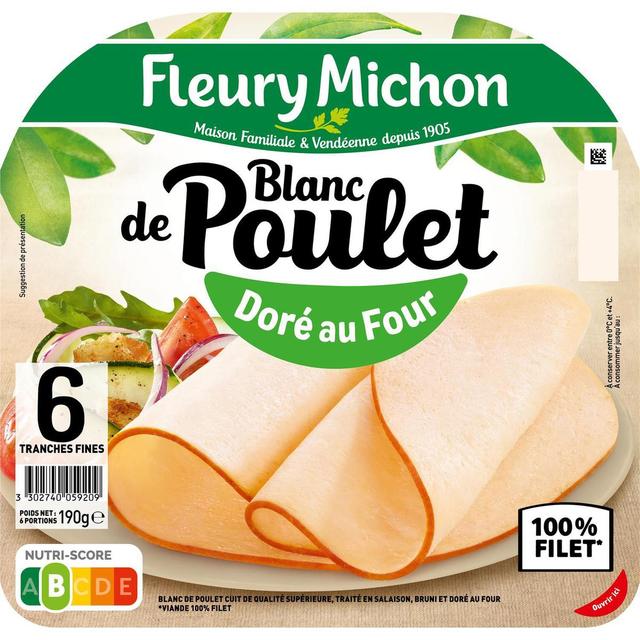 3302740059209 - Fleury Michon - Blanc de Poulet Doré au Four