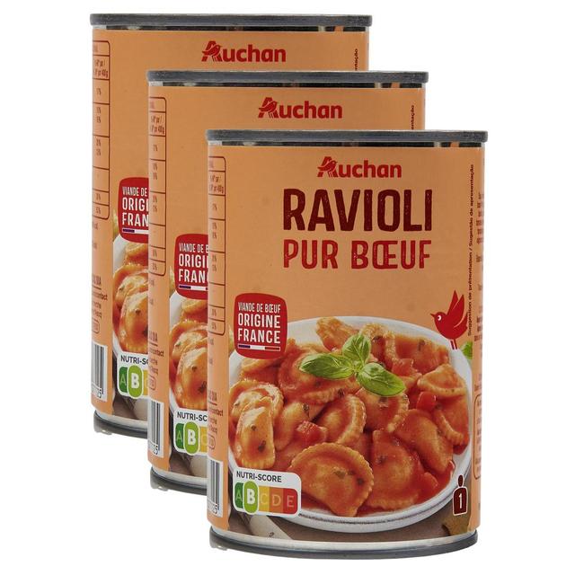 2050000409509 - Auchan - Ravioli pur boeuf viande bovine origine France