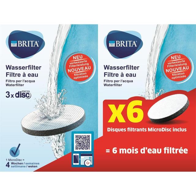 4006387109509 - BRITA - 6 Filtres Microdisc pour Gourde filtrante