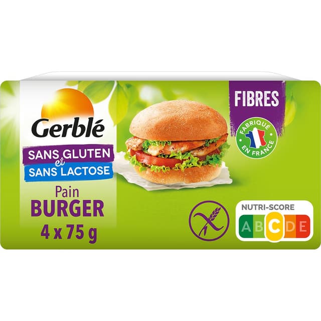 3175681140110 - Gerblé Sans Gluten Sans Lactose - Pain Burger Sans Gluten