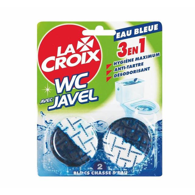 8714789020310 - La Croix - Bloc WC 2 en 1 javel & eau bleue