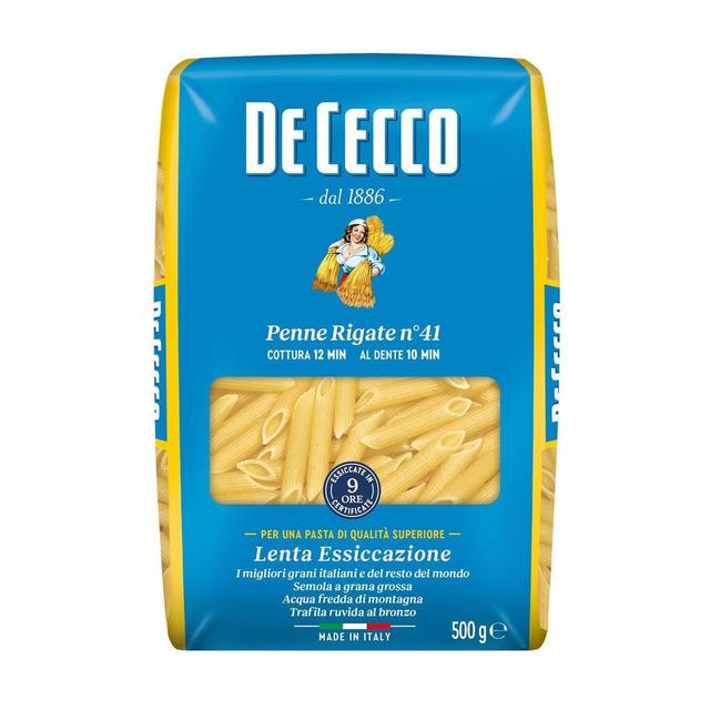 8001250120410 - De Cecco - Pâtes Penne Rigate n°41 Premium