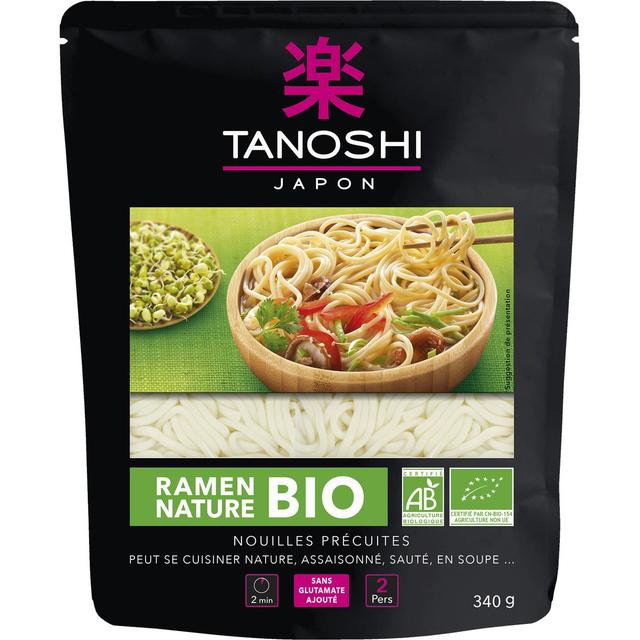 3229820802510 - Tanoshi - Japon - Ramen Nature Nouilles Précuites Bio