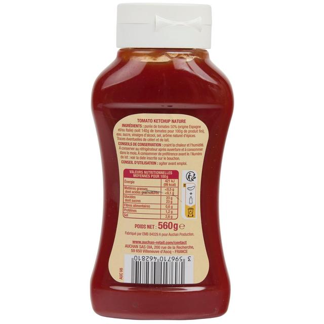 3596710462810 - Auchan - Ketchup nature flacon souple