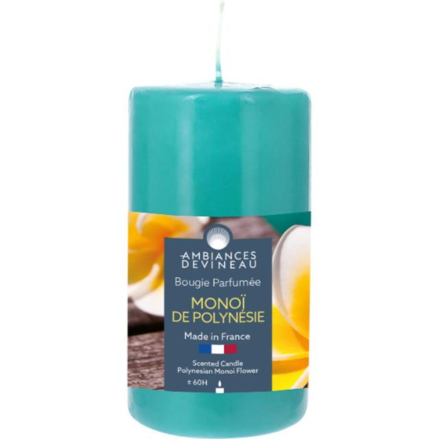 3482356614310 - Ambiances Devineau - Bougie cylindrique Monoï de Polynésie