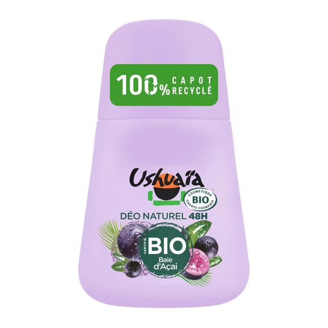 3600551155210 - Ushuaïa - Déodorant bille Bio 48h Açai