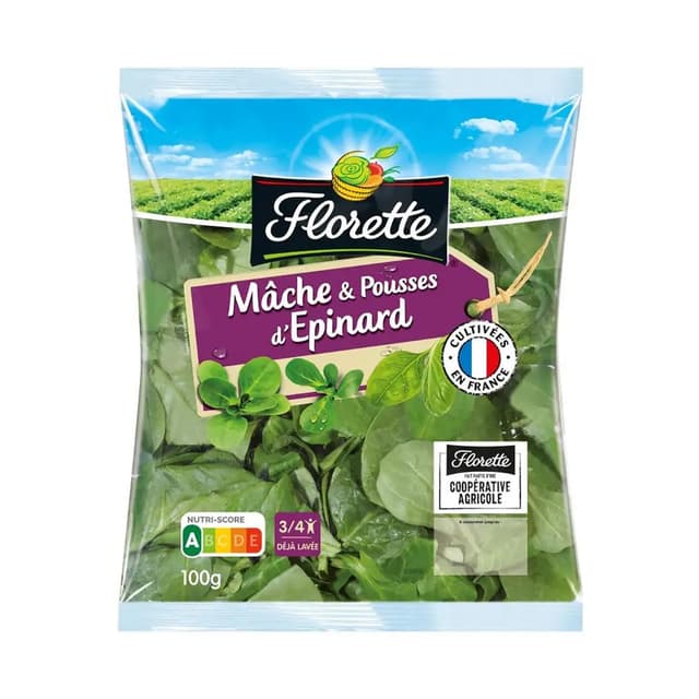 3280220106110 - Florette - Mâche et Pousses d'Épinard