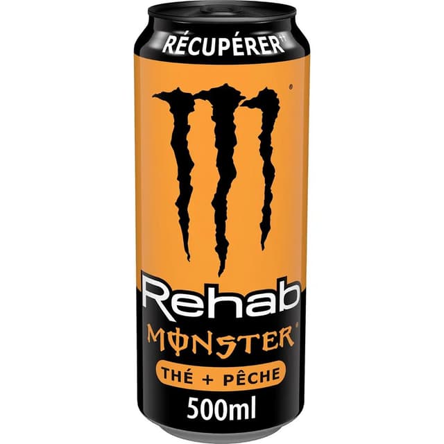 5056784906910 - Monster - Rehab Thé Pêche, Boisson énergisante