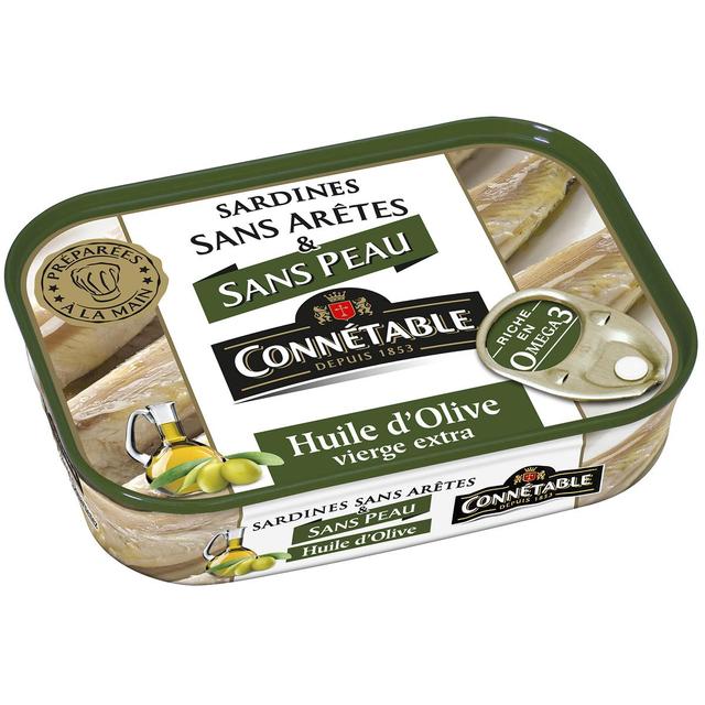 3263670127010 - Connetable - Sardines à l'Huile d'Olive Vierge Extra sans Arête et sans Peau