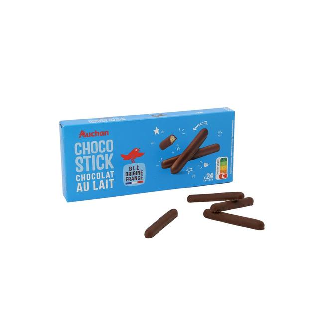 3596710517510 - Auchan - Bâtonnets nappés de chocolat au lait