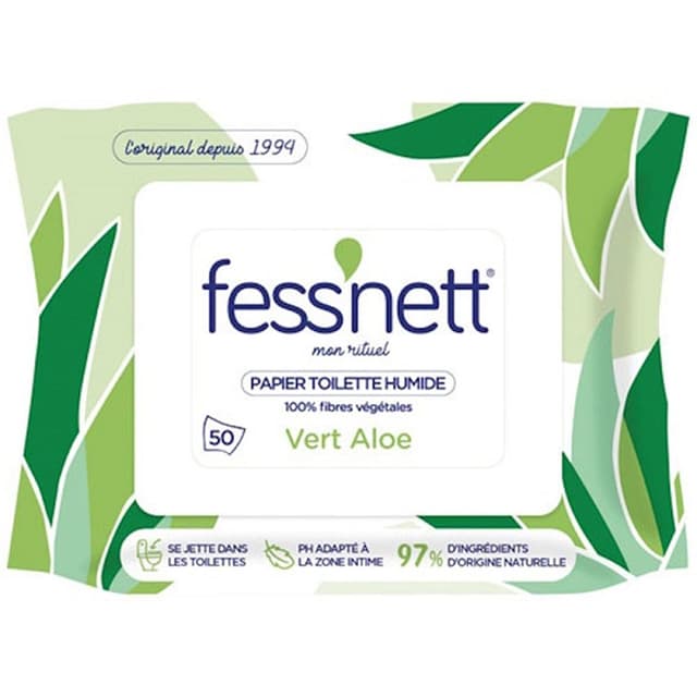 4008455308210 - Fess'Nett - Lingette papier toilette pour peaux normales