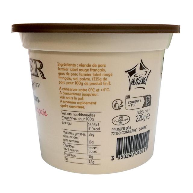 3350240040111 - Prunier - Rillettes du Mans, Label Rouge