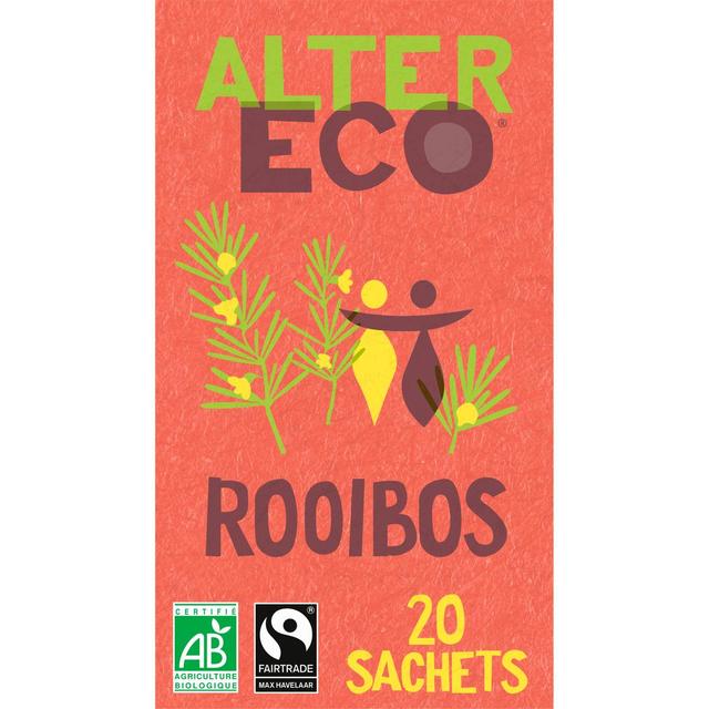 3700214610411 - Alter Eco - Commerce Equitable - Rooibos doux sans théine bio d'Afrique du Sud - 20 sachets