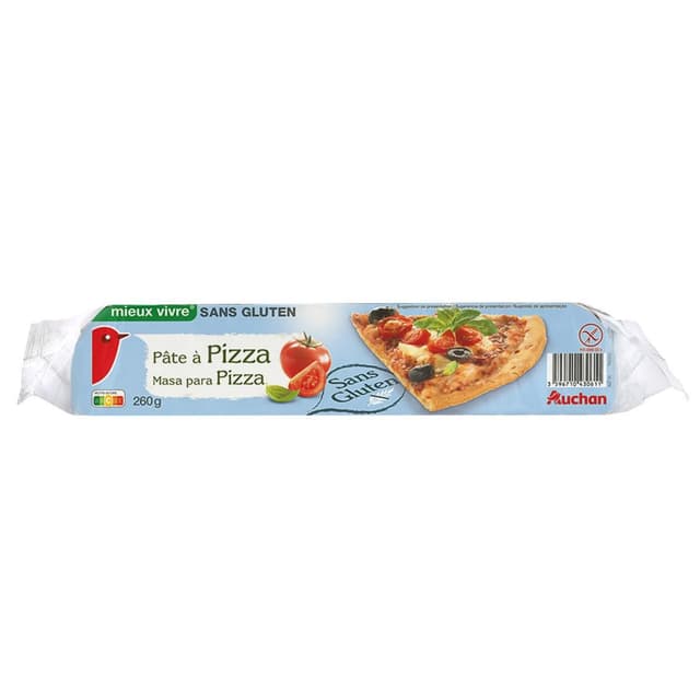 3596710430611 - Auchan - Pâte à Pizza Sans Gluten