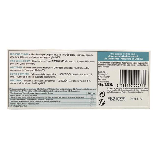 3422150000711 - Les 2 Marmottes - Infusion frissons d'hiver