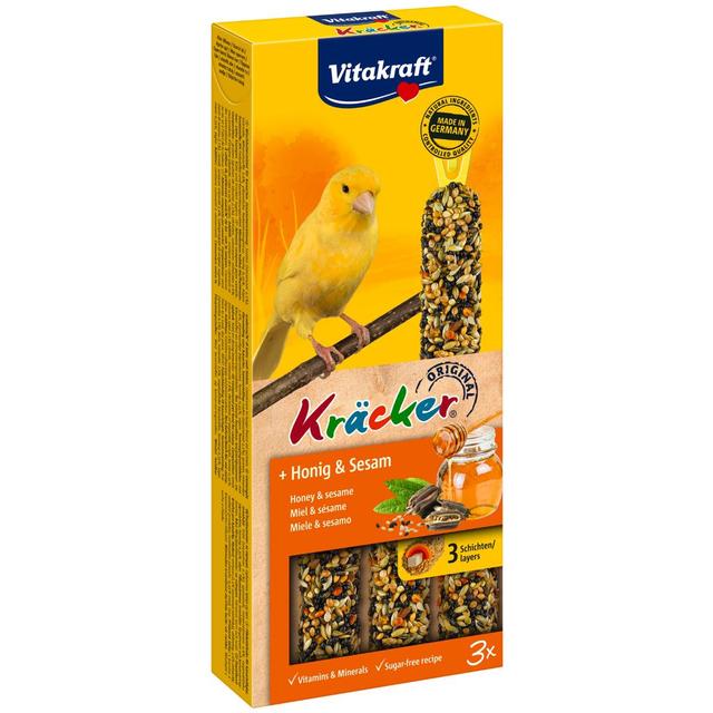 4008239212511 - Vitakraft - Friandises pour canaris Miel et Sésame