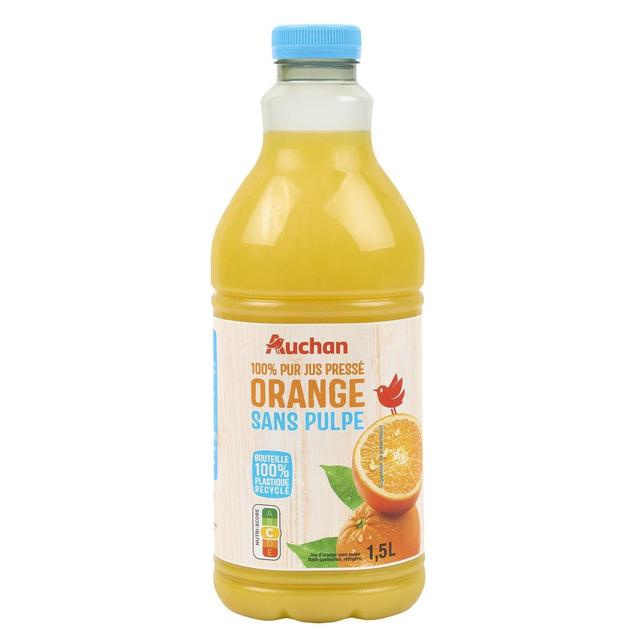3596710473311 - Auchan - Pur Jus d'Orange Sans Pulpe
