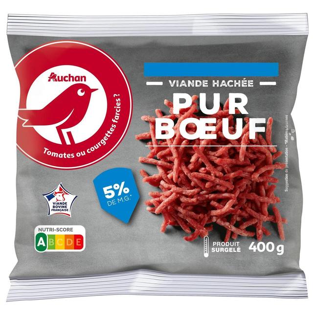 3596710463411 - Auchan - Viande hachée pur boeuf 5% mg