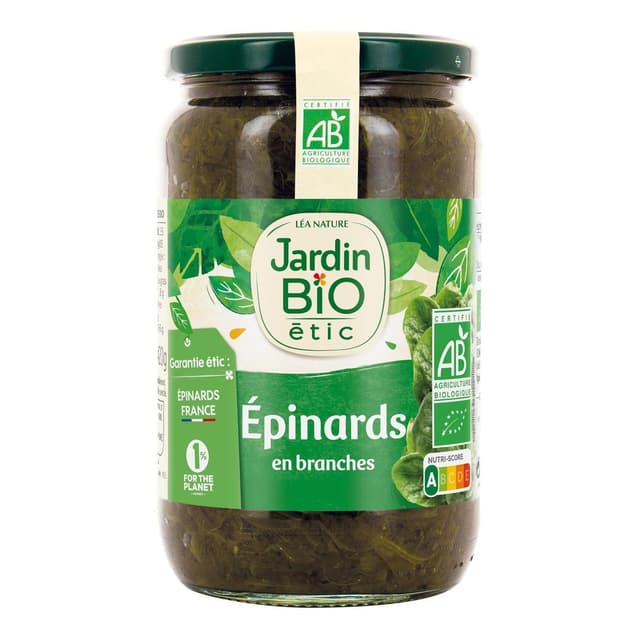 3760020503611 - Jardin Bio Etic - Epinards en branches bio
