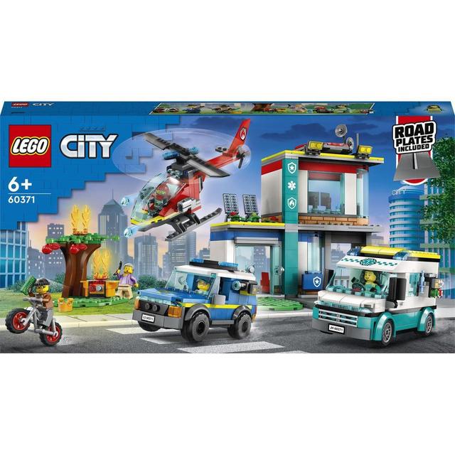 5702017416311 - LEGO® City - 6037 - Le QG des véhicules d'urgence