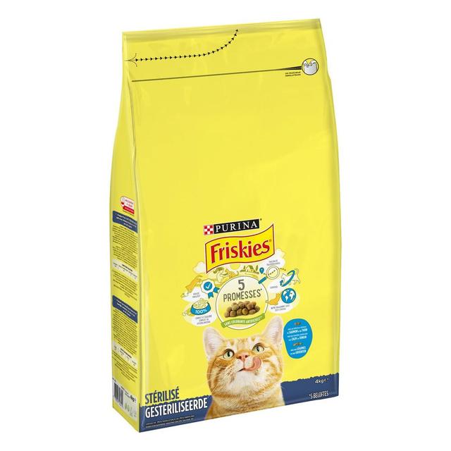 7613033146411 - Purina - Friskies - Croquettes Saumon Thon Légumes pour chat adulte stérilisé