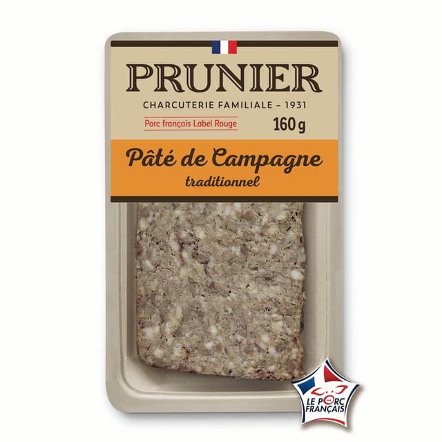3350240650112 - Prunier - Terrine de Campagne, Porc Frais Label Rouge