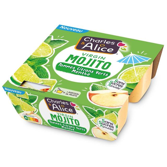 3297760080312 - Charles et Alice - Compote virgin mojito sans sucre ajouté