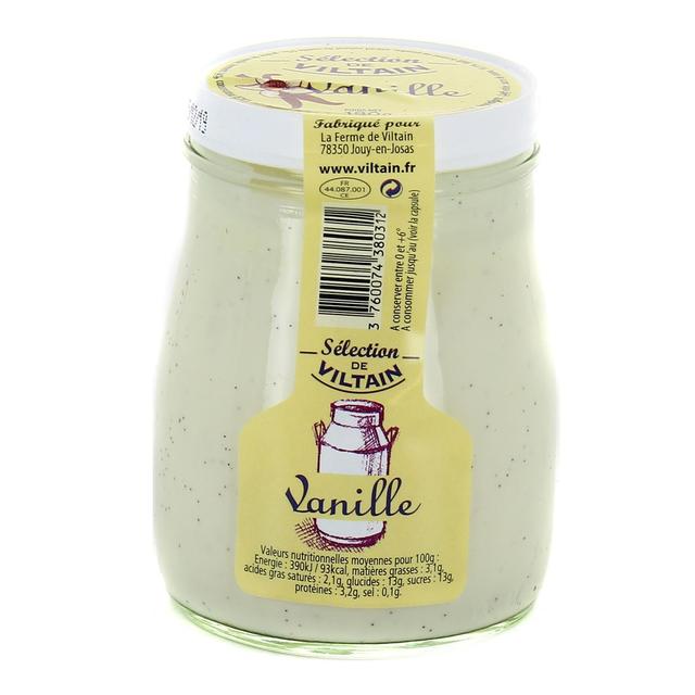 3760074380312 - Ferme de Viltain - Yaourt Lait Entier Saveur Vanille