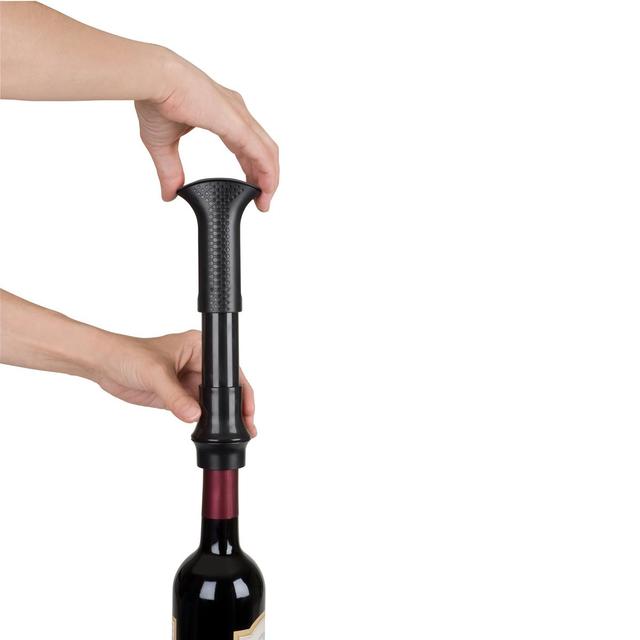 0063562530712 - Trudeau - Pompe à vin + deux bouchons