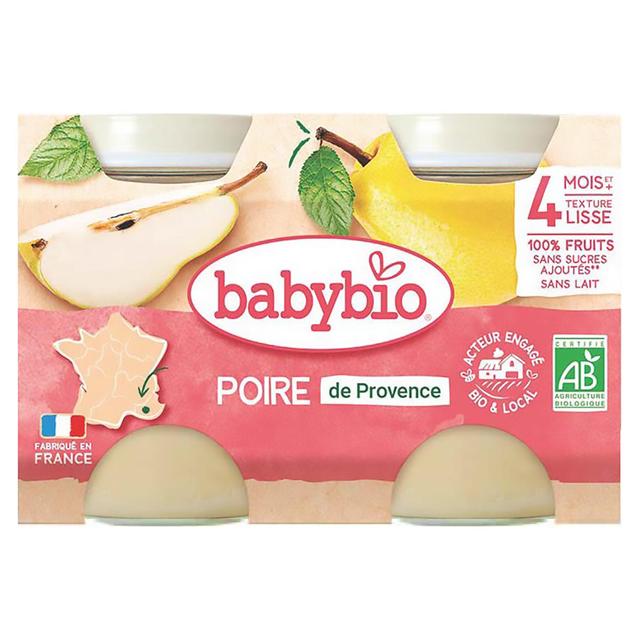 3288131510712 - Babybio - Poire Williams Bio Pot Bébé Dès 4 mois